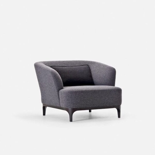 Elle P armchair with cushion Lacividina