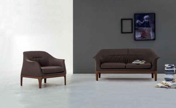 Tiffany Armchair leather Sofa ToninCasa