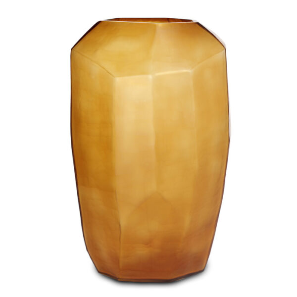 Kubistická vysoká zlatá váza Guaxs 1655clgd