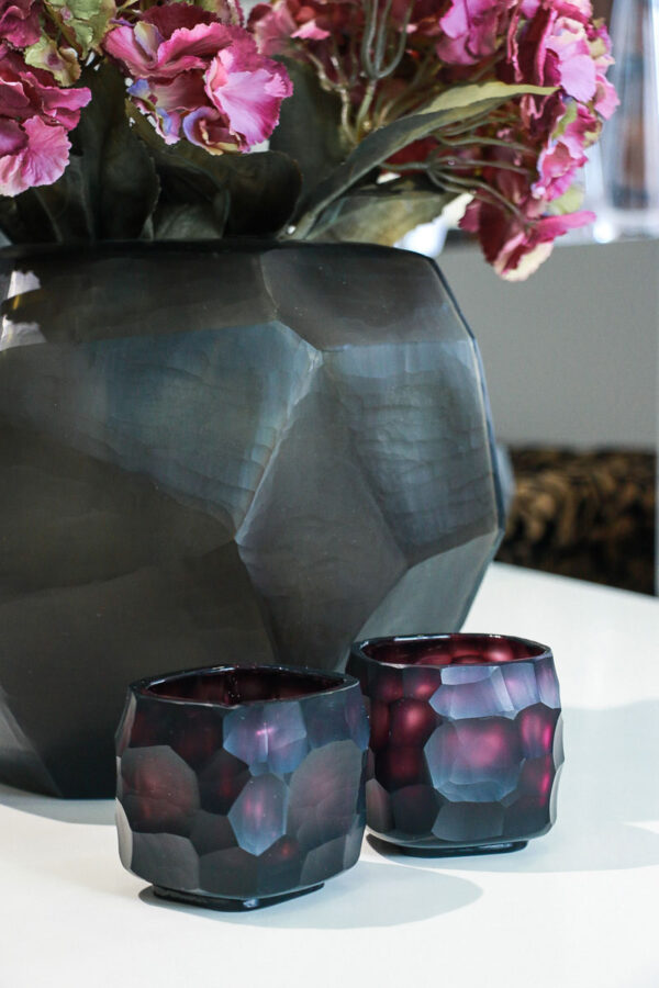 guaxs cubistic tealight amethyst
