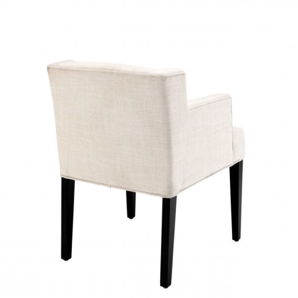 BOCA RATON NATURAL Dining chair with arm EICHHOLTZ