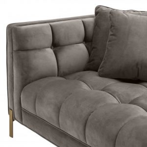 SIENNA GREY velvet sofa EICHHOLTZ