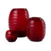 belly red vases Guaxs
