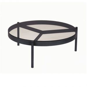 Piccadilly black chrome Coffee Table SELVA