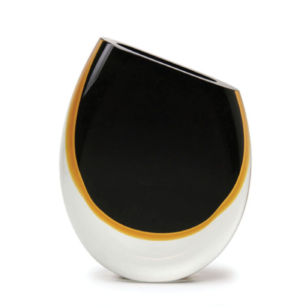 Vase 210 schwarz-ambar von Seguso GARDECO CDO-15512