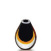 Vase Tropfen klein schwarz-ambar von Seguso GARDECO CDO-42281