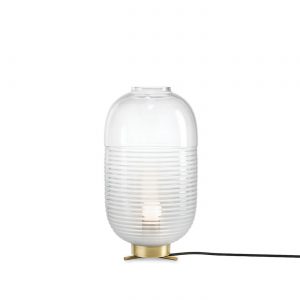 Lantern Table Lamp white-light patina brass BOMMA