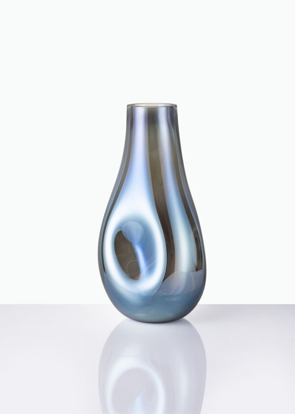 Mydlová váza Veľká modrá BOMMA detail