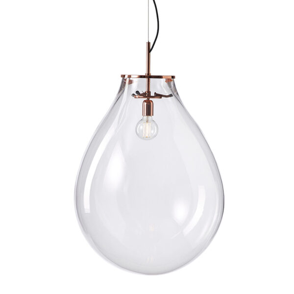 Tim Pendant Large clear-copper BOMMA