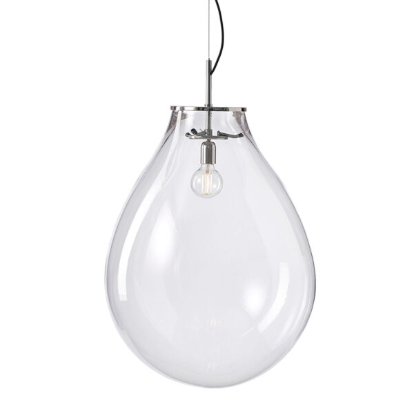 Tim Pendant Large clear-nickel BOMMA
