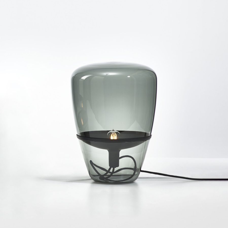 BALÓNY MEDIUM PC857 SMOKEGREY-CHROME BLACK Brokis