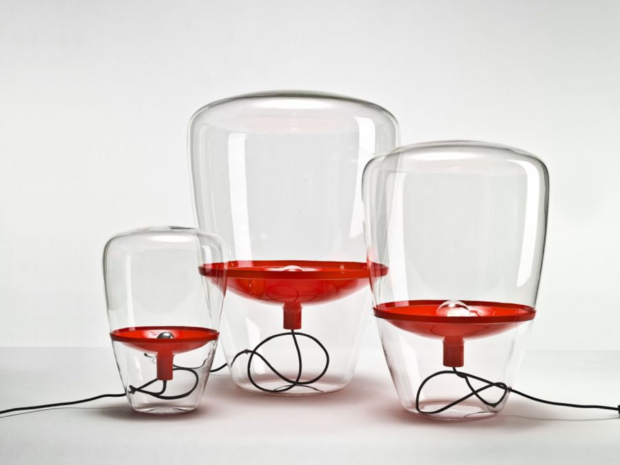 BALÓNY MEDIUM PC857 TRANSPARENT-ORANGE Brokis (3)