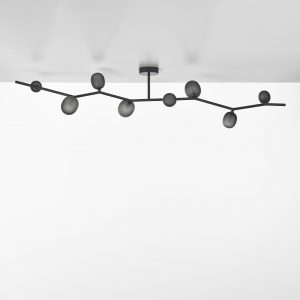 IVY CEILING 8 PC1229 8x SMOKE GREY-ANTHRACITE Brokis CEILING LAMP