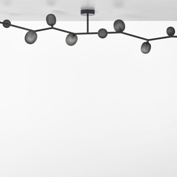 IVY CEILING 8 PC1229 8x SMOKE GREY-ANTHRACITE Brokis CEILING LAMP