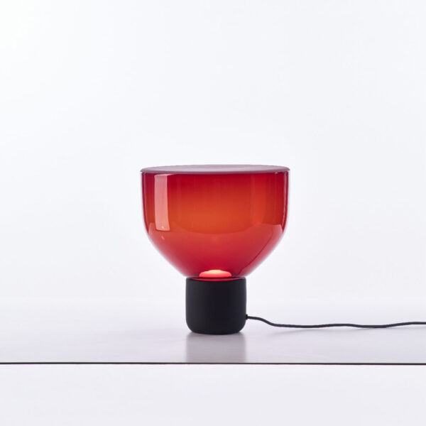 LIGHTLINE S PC972 RED GLOSSY-SMOKE GREY MATT Brokis TABLE LAMP