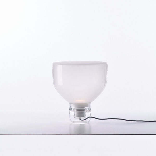 LIGHTLINE S PC972 WHITE GLOSSY-TRANSPARENT GLOSSY Brokis TABLE LAMP