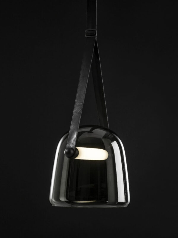 MONA LARGE PENDANT PC938 BLACK TRANSPARENT BROKIS PENDANT LAMP (2)