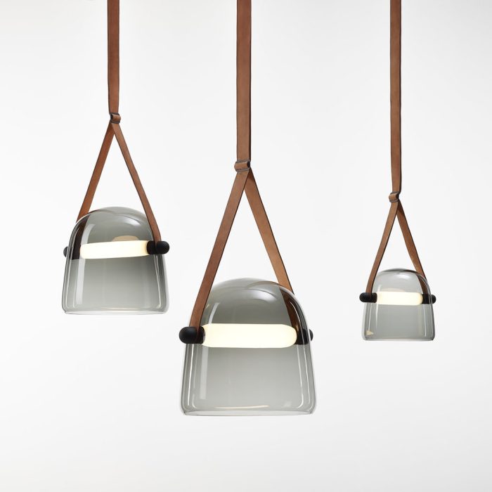 MONA MEDIUM PENDANT PC979 SMOKE GREY BROKIS ZÁVESNÉ SVIETIDLO (2)