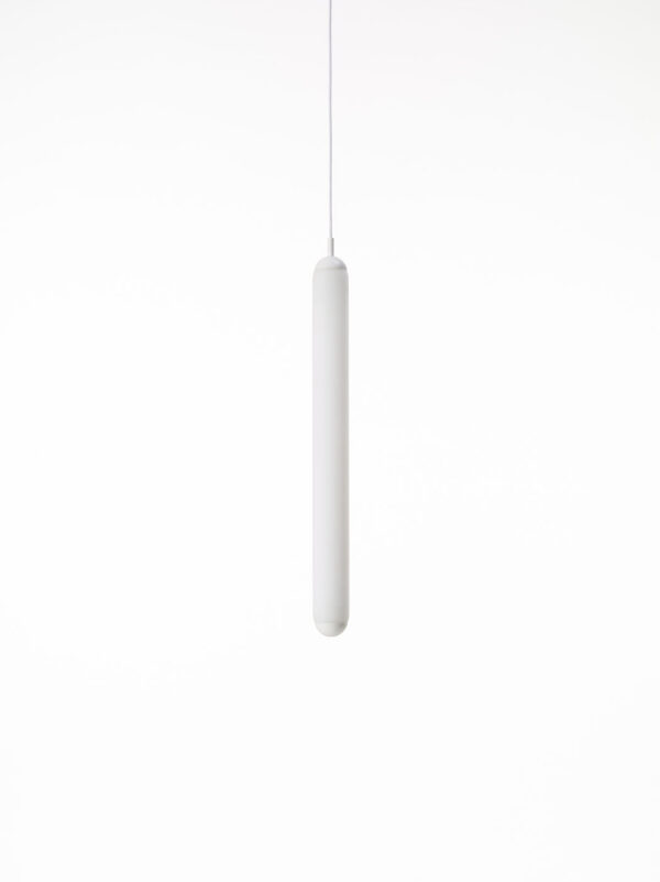 PURO SOLO VERTICAL 800 PC1123 WHITE OPAL MATT BROKIS PENDANT LAMP (1)