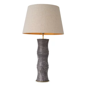 Bonny Table Lamp grey marble incl shade Eichholtz 116216_0_1_1