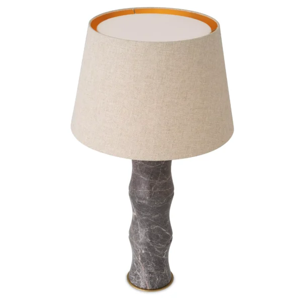 Stolová lampa Bonny sivý mramor vrátane tienidla Eichholtz 116216_3_1_1