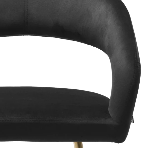 Jedálenská stolička Bravo roche black velvet Eichholtz 116145_5_1_1_1