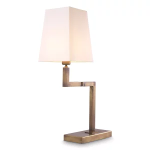 Cambell Table Lamp vintage brass incl shade Eichholtz 115766_0_1_1