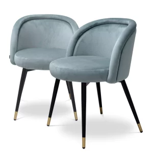 Chloe Dining Chair savona blue velvet set of 2 Eichholtz 115965_0_1_1