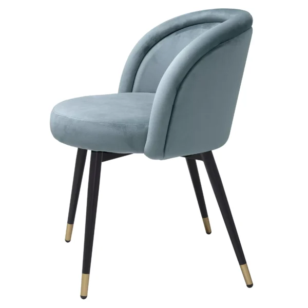 Jedálenská stolička Chloe savona blue velvet set of 2 Eichholtz 115965_4_1_1