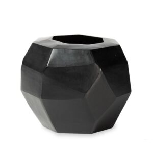 Cubisitic Round Black. Vase Guaxs 1653BK (4)