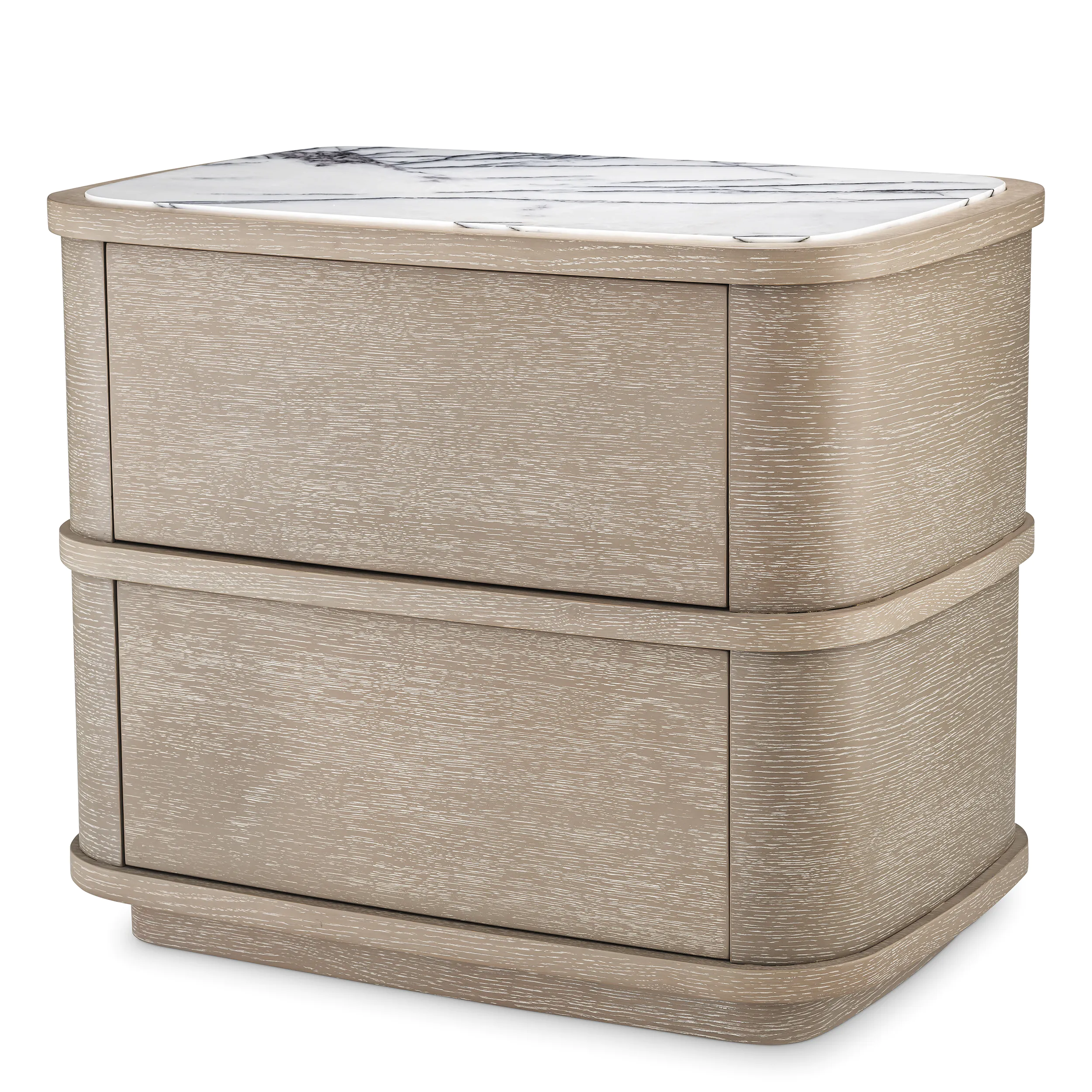 Cabana Bedside Table Washed Oak Eichholtz - FMDESIGN ELEMENTS