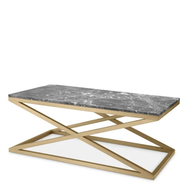 Criss Cross Coffee Table brass grey marble Eichholtz-116728-01id
