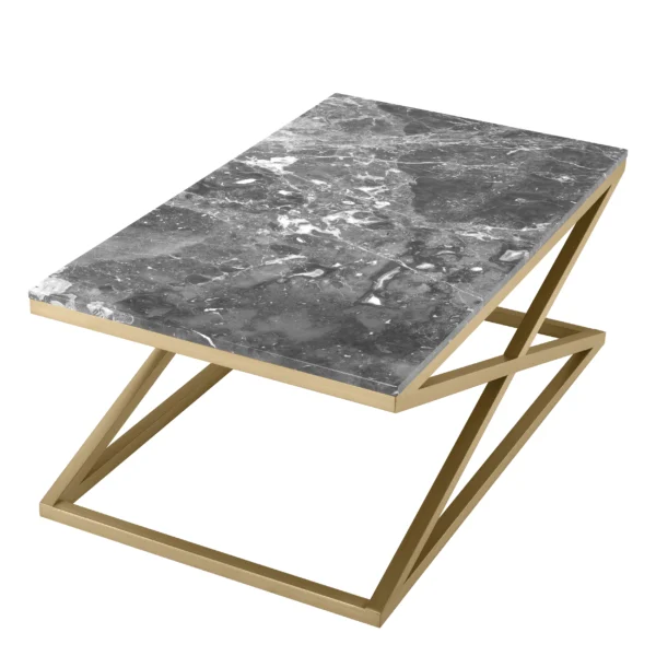 Criss Cross Coffee Table brass grey marble Eichholtz-116728-31id