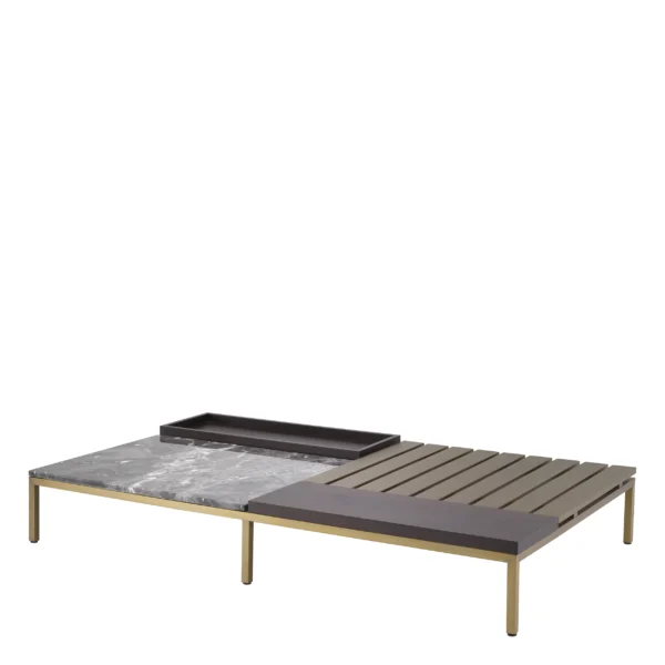 Forma Coffee Table Brushed Brass Marble Eichholtz-116087-21id