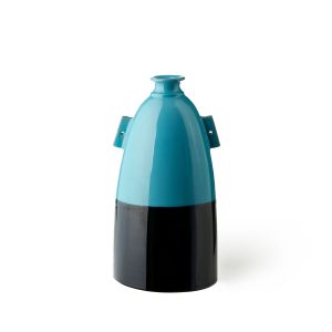 Black Turquoise Vase BITOSSI