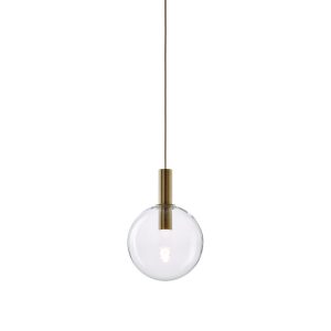 DIVINA pendant clear-brushed gold BOMMA