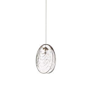 MUSSELS pendant clear-brushed gold BOMMA
