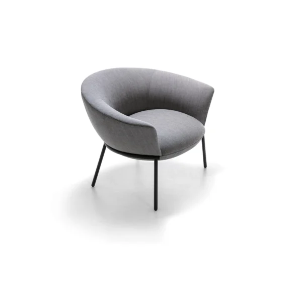 SWALE Low Armchair with Legs LACIVIDINA