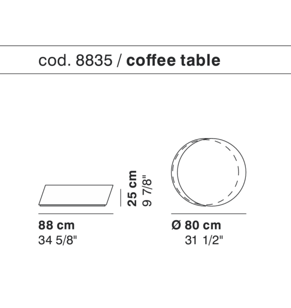 Scancaro 8835 Coffee Table Lacividina 3