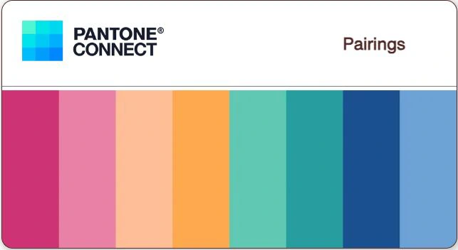 Peach fuzz Palette Pantone 2024 color of the year