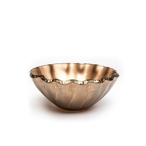 Bowl Lirio P cobre fosco topo bronze by Regina Medeiros RM-LIRIOPCOB GARDECO