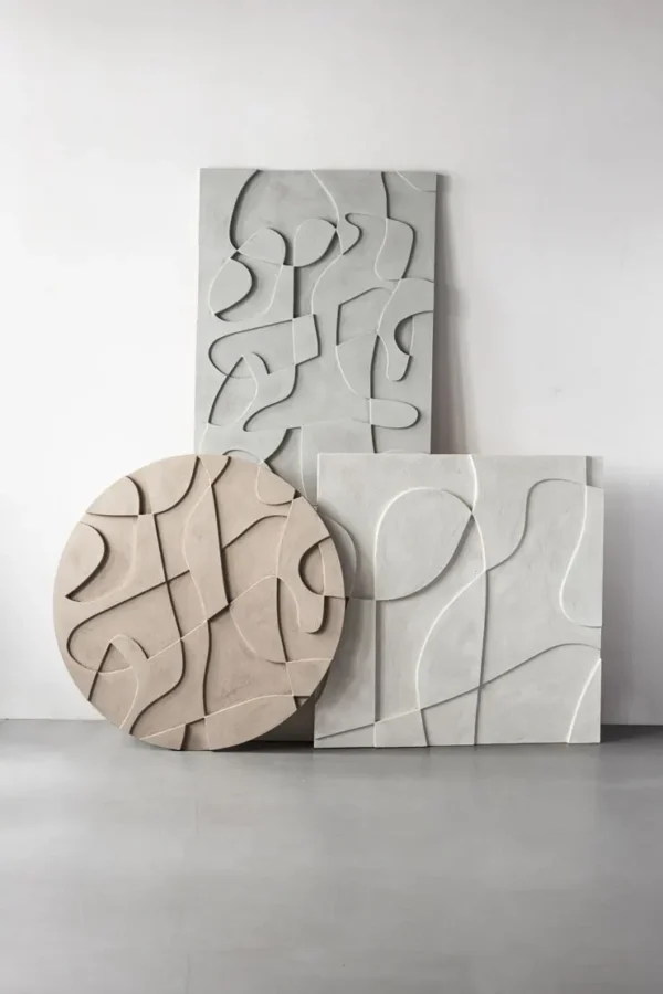 Botanica Ladnini minimalistic sculpture wall art (10)