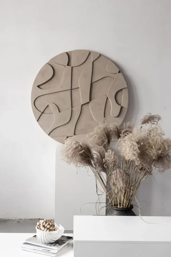 Botanica Ladnini minimalistic sculpture wall art (12)
