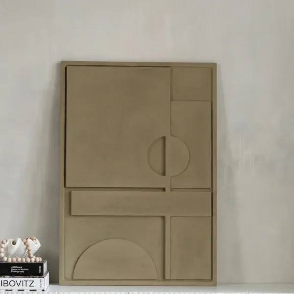Shape 1 soft sand Ladnini wall relief