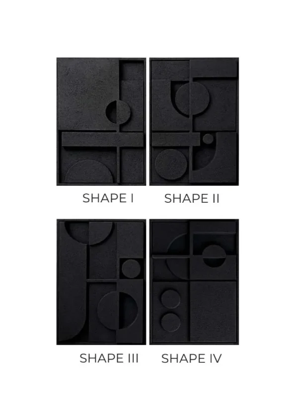 Shape Ladnini sculptural wall relief (15)