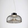 AELLA S 30 Transparent Pulegoso Black Pendant Lamp LEUCOS