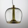 AURELIA BOLD S 22 SS smoke grey brass Pendant Lamp LEUCOS