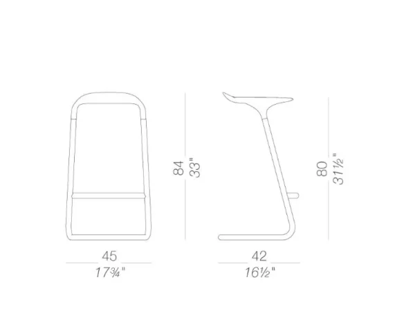 ES452 Cross Stool LAPALMA