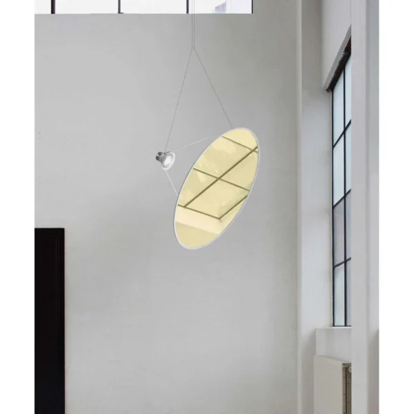 AMISOL Suspension Lamp Small Gold LUCEPLAN