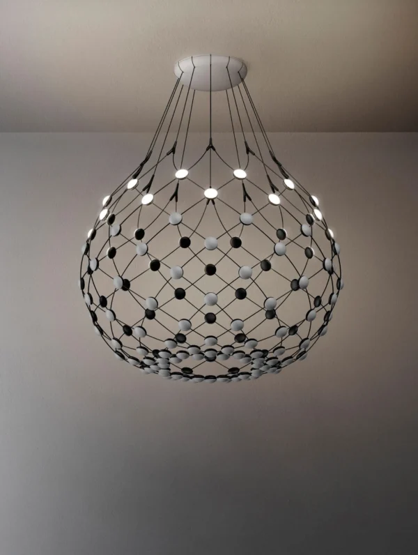 Mesh Wireless Suspension Lamp Luceplan (4)